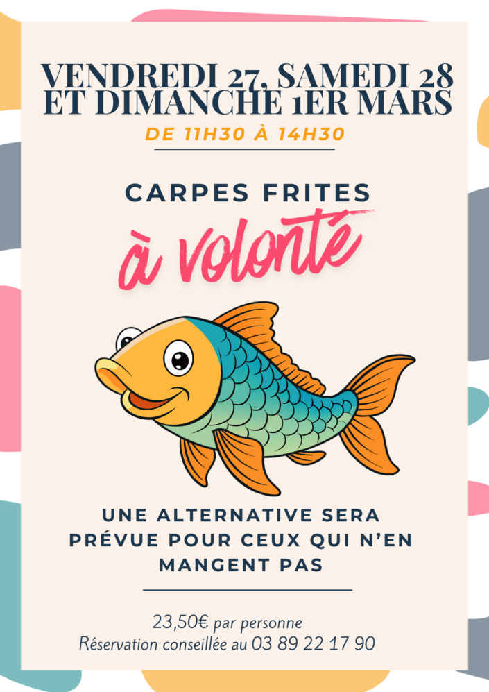 Vendredi 27 février, Samedi 28 février et Dimanche 1er mars